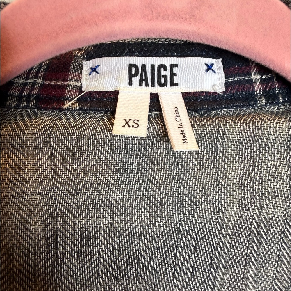 PAIGE Multicolor Plaid Shirt - Picture 3 of 10